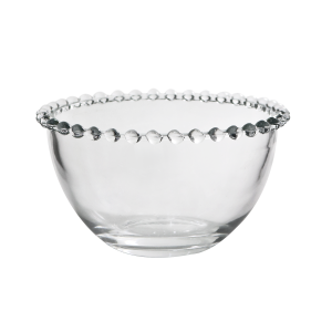 JOGO DE TIGELA DE VIDRO COM 6 PEÇAS E DETALHES NA BORDA 350ML - 3555