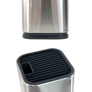 CEPO UNIVERSAL EM AÇO INOX SUPORTE PARA GUARDAR FACAS - YT2158