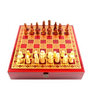 XADREZ DE MADEIRA 30X30X7CM