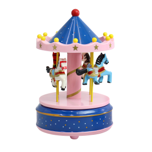 CARROSSEL MUSICAL DE PLÁSTICO 10X17CM - 3374-RSAZ