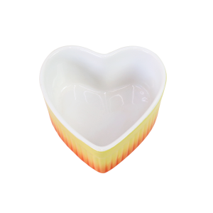 TIGELA DE CERÂMICA FORMATO CORAÇÃO 100ML - 2111510-AMLJ