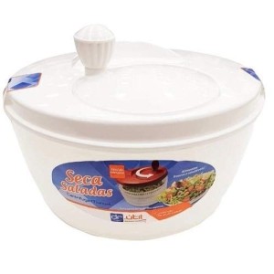 SECA SALADA CENTRIFUGA COM MANIVELA MANUAL DE PLÁSTICO 25 CM - 133-BR