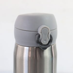 GARRAFA ISOTÉRMICA AÇO INOX TRAVA VACUUM CUP 400ML - CZ19137-A