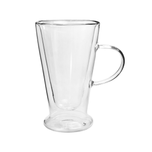 JOGO DE CANECAS DE VIDRO 385ML CONTENDO 02 PEÇAS - 3226