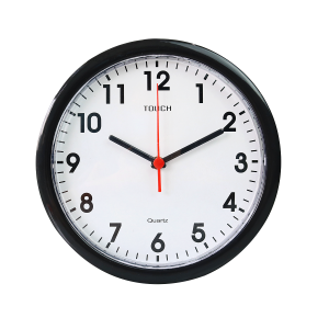 RELOGIO DE PAREDE DE PLÁSTICO 25 CM  - 410-PT