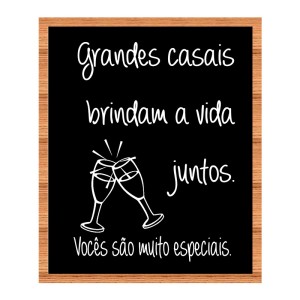 PORTA ROLHAS GRANDES CASAIS BRINDAM JUNTOS 20 X 25