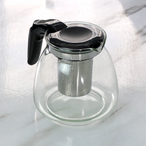 CHALEIRA DE VIDRO COM INFUSOR 1,100 ML - 74916-PT