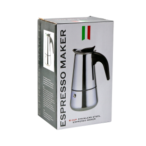CAFETEIRA ITALIANA DE INOX 6 XÍCARAS 300ML -MR300