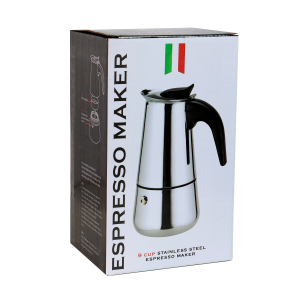 CAFETEIRA ITALIANA DE INOX 9XÍCARAS 450ML -MR450