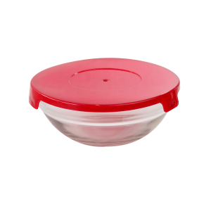 JOGO DE POTE DE VIDRO COM TAMPA  3 PEÇAS - VDA1305-VM