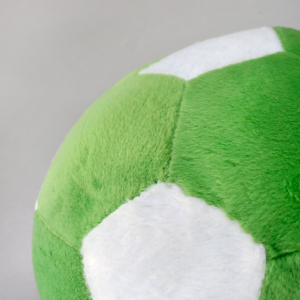 ALMOFADA PELUCIA BOLA G - 20 CM VERDE CLARO COM BRANCO - 31300131-VCBR
