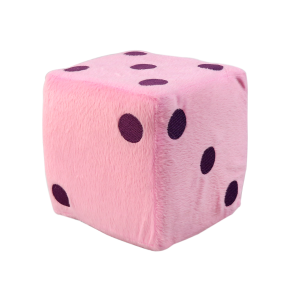 ALMOFADA PELUCIA DADO DE POLIÉSTER 17CM - 31300216-RS