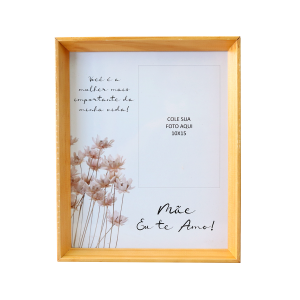 PORTA RETRATO MÃE FOTOS 10 X 15CM ESTAMPAS SORTIDAS - 2031-B