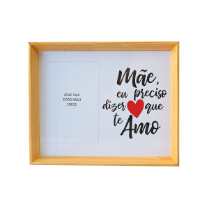 PORTA RETRATO MÃE FOTOS 10 X 15CM ESTAMPAS SORTIDAS - 2031-C