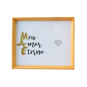 PORTA RETRATO MÃE FOTOS 10 X 15CM ESTAMPAS SORTIDAS - 2031-E