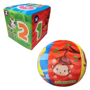 KIT BOLA E DADO CHOCALHO BABY -DMB5838