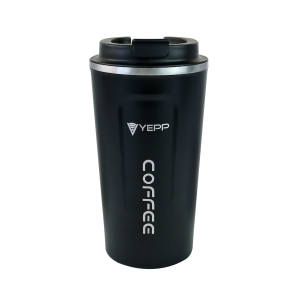 COPO ISOTÉRMICO DE AÇO INOX COM TAMPA PLÁSTICA - 510ML - YT2153-PT