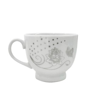 JOGO DE XICARAS PARA CHA 4 XICARAS 180ML 4 PIRES EM PORCELANA