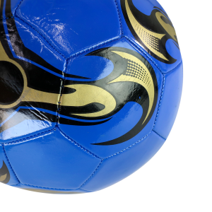 BOLA DE FUTEBOL DE PVC PARA CAMPO - ( TAMANHO 05) -BFC6601-AZ