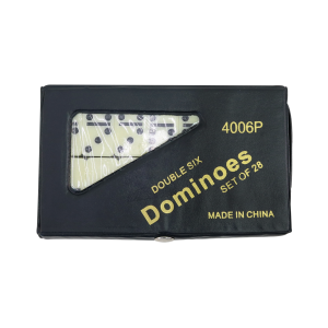 JOGO DE DOMINÓ DE PLÁSTICO NO ESTOJO COM 28 PEÇAS - 2026-PT