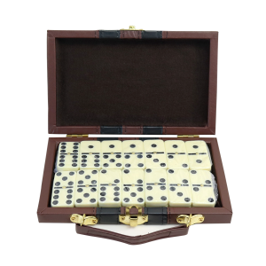 JOGO DE DOMINÓ DE PLÁSTICO COM MALETA 28 PEÇAS - 3782