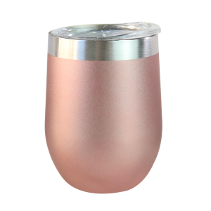 COPO ISOTÉRMICO DE INOX COM TAMPA TRANSPARENTE 300ML - GDR0587-GR