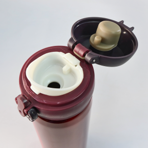 GARRAFA ISOTÉRMICA AÇO INOX TRAVA VACUUM CUP 400 ML - CM1400-VN