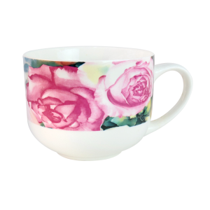 CANECA DE PORCELANA FLORAL 470ML - PRC01059-B