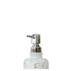 JOGO PARA BANHEIRO DE VIDRO ESTAMPA MARMORIZADA 02 PÇS - SXYZ5107-PTA