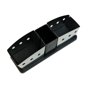 PORTA SACHÊ DE AÇO INOX 7X6,5X19,5CM - 1105