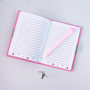 DIÁRIO INFANTIL PEQUENA BAILARINA COM CADEADO E CANETA 11X15CM - SXFS5411-A