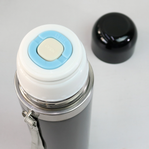 GARRAFA ISOTÉRMICA COM TAMPA E ACIONAMENTO CLICK 400ML - GDR0083-PT