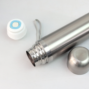 GARRAFA ISOTÉRMICA COM TAMPA E ACIONAMENTO CLICK 400ML - GDR0083-PTA