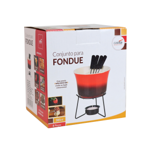 CONJUNTO PARA FONDUE 6 PEÇAS 385ML - CA12363