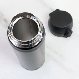 GARRAFA ISOTÉRMICA AÇO INOX TRAVA VACUUM CUP 380ML - GDR0302-B