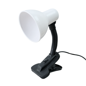 LUMINARIA DE MESA DE PLÁSTICO COM PRESILHA GARRA BIVOLT - MC602017P-BR