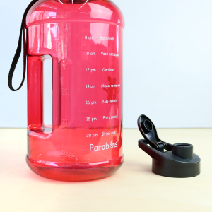 GARRAFA DE PLÁSTICO COM FRASES MOTIVACIONAIS 2.2 LITROS - GDR0782-VM