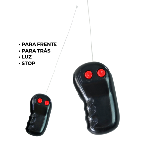 CARRO CONTROLE REMOTO DE PLASTICO SPEED VIATURA 4 FUNÇOES - CP099677-BR