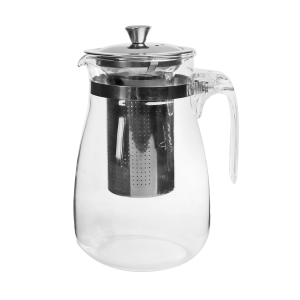 JARRA DE VIDRO COM INFUSOR PARA CHÁ 900ML - 4507
