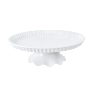 BOLEIRA DE MELAMINA BRANCA COM PÉ DE ENCAIXE 9X27,8CM - ZBC8025