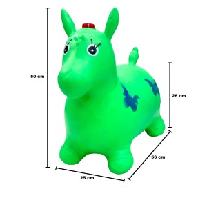 CAVALINHO UPA UPA DE BORRACHA COM SOM - COM INMETRO - NZ3088-VD