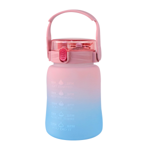 GARRAFA TIPO SQUEEZE DE PLÁSTICO COM CANUDO E ALÇA 1100ML - 4577-RS