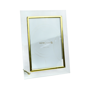 PORTA RETRATO VERTICAL HORIZONTAL FOTO 10X15 MOLDURA DE VIDRO-GT184T-DOU