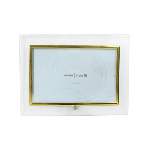 PORTA RETRATO HORIZONTAL FOTO 15X10CM MOLDURA DE VIDRO - GT124H-DOU