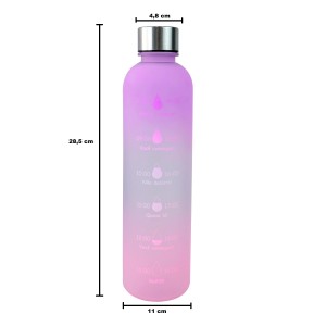 GARRAFA DE PLÁSTICO MOTIVACIONAL TIE DYE 980ML - GDR0778-D