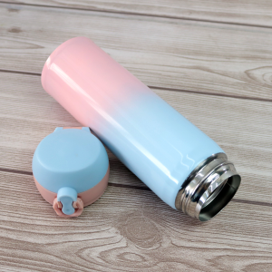 GARRAFA ISOTÉRMICA AÇO INOX TRAVA VACUUM CUP 380ML - GDR0925-C