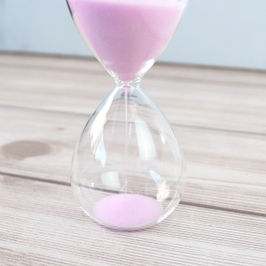 AMPULHETA DE VIDRO 5 MINUTOS 5X12,5CM - 5269-RS