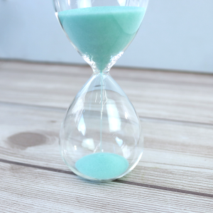 AMPULHETA DE VIDRO 5 MINUTOS 5X12,5CM - 5269-VD