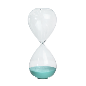 AMPULHETA DE VIDRO 30 MINUTOS 20X8CM - 5271-VD