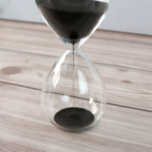 AMPULHETA DE VIDRO 15 MINUTOS 7X16,5CM - 5270-PT